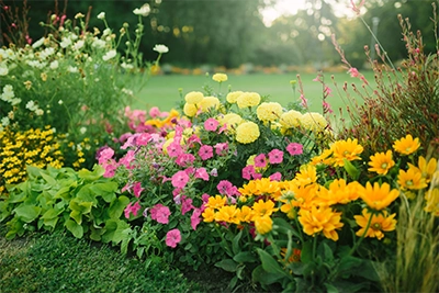 Entretien de jardin fleuri à Ceyrat par DTR-paysage